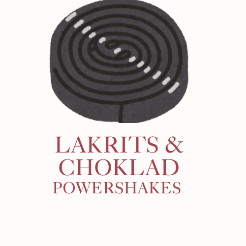 Lakrits & choklad shake