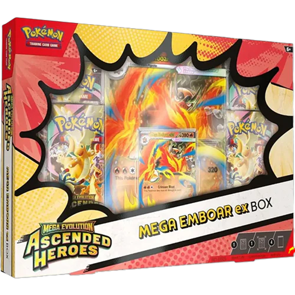 Ascended Heroes Mega Emboar ex Box