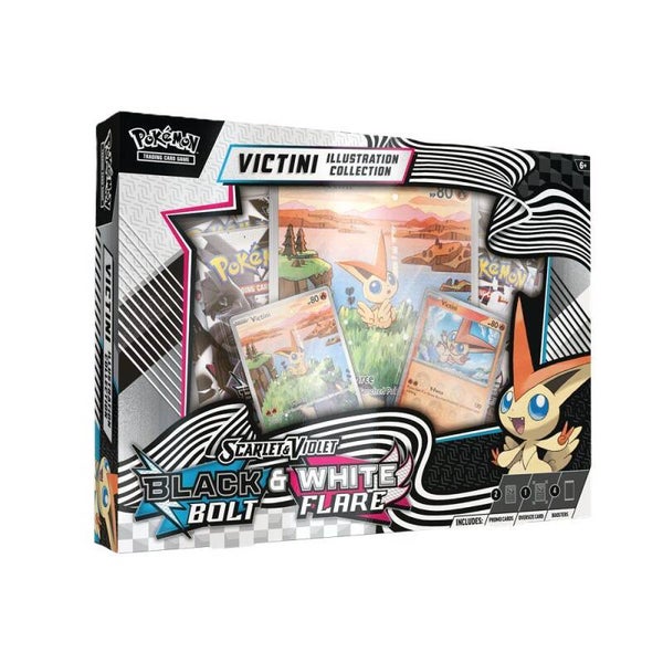 Black Bolt White Flare Victini Illustration Collection