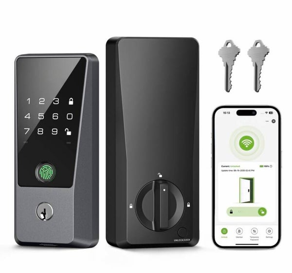 🏠 Smart Lock / WiFi / Fingureprint / Rechargeable