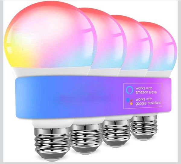 🏠 Smart LED Light Bulbs / WiFi / 4 Pack