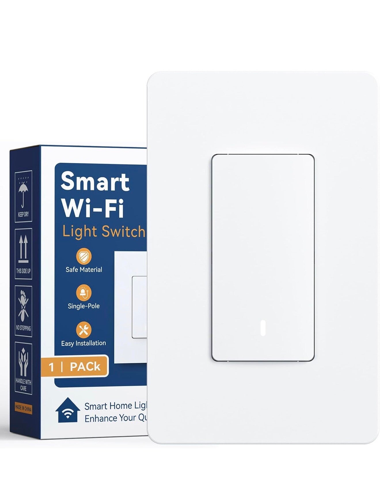 🏠 Smart In-Wall Light Switch / WiFi / Non-Dimmable