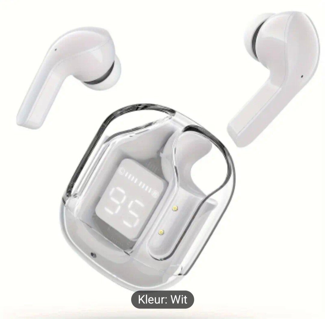 LANXUN Draadloze Oordopjes, HiFi Dual Stereo Microfoon