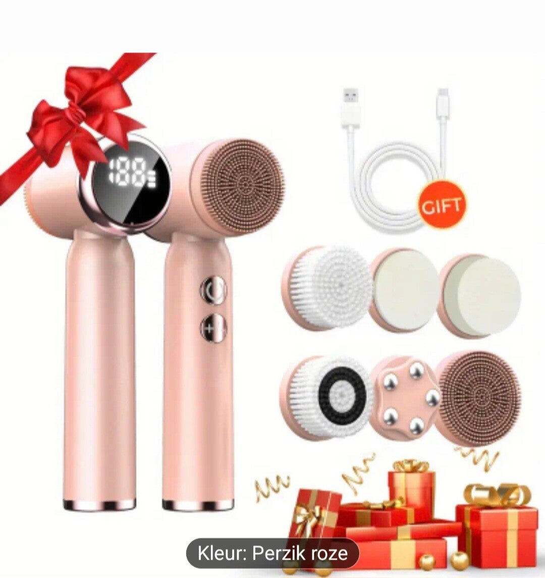 6-in-1 Gezichtsreiniger, Gezichtsreinigingsborstel