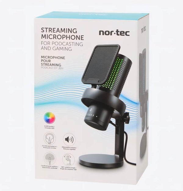 Nor-Tec streaming microfoon 2-delig