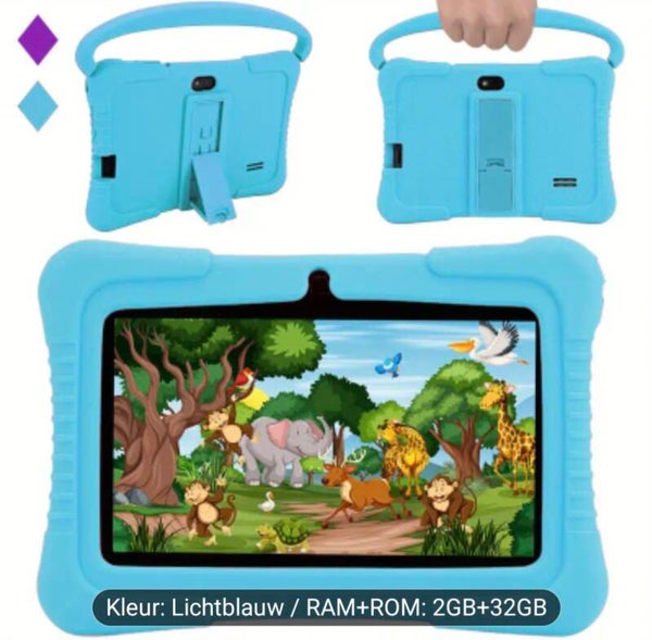 Veidoo Kinder Tablet, 7 Inch Android Tablet PC, 2GB RAM 32GB ROM