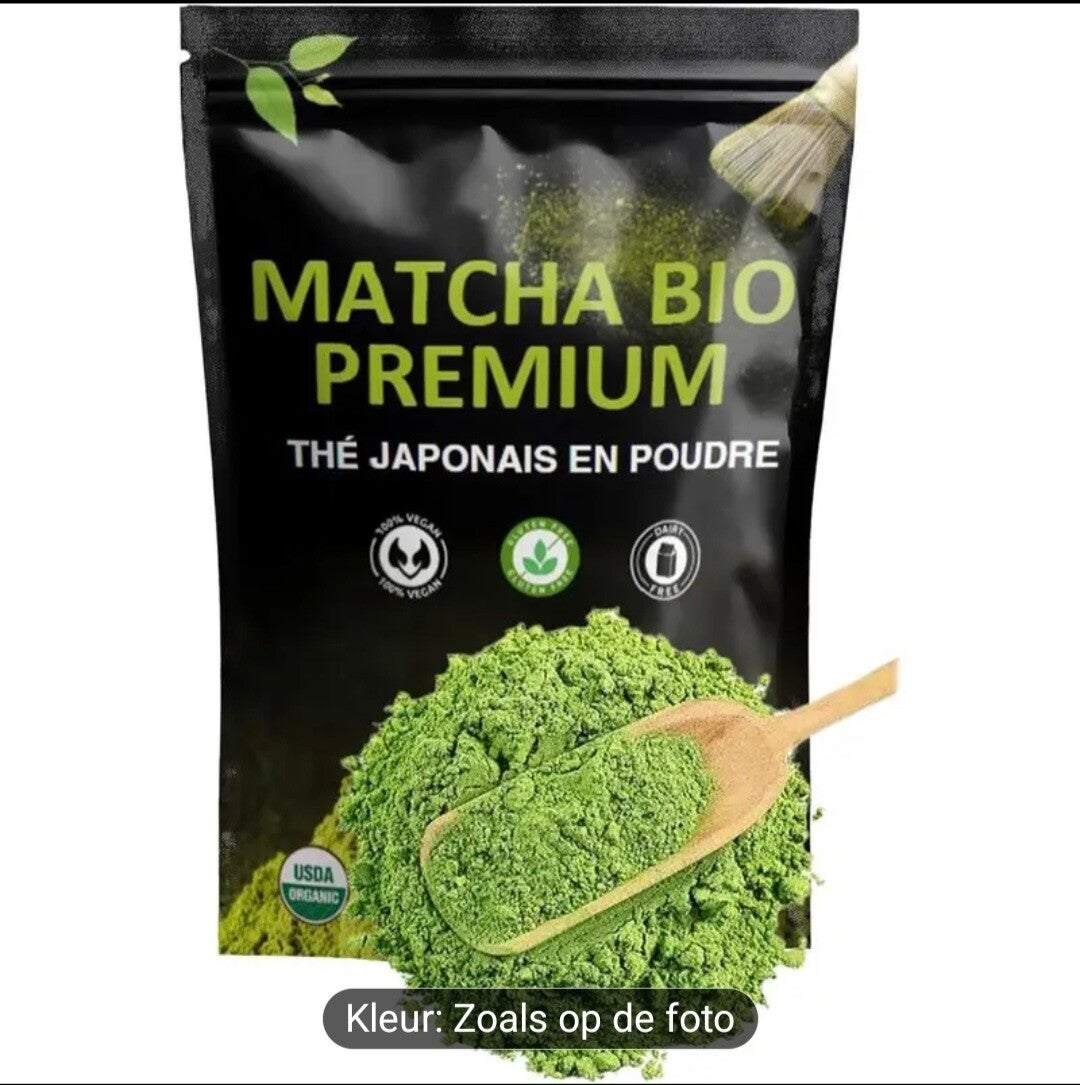Premium Japanse Matcha Theepoeder, 100g, Groene Thee, Hoge Kwaliteit