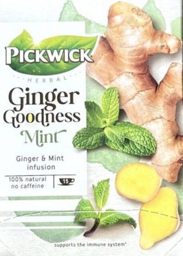 Pickwick  Ginger & Mint 15 Zakjes
