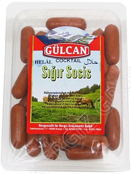 Gülcan Mini  Runderworstjes  Cocktail 300g