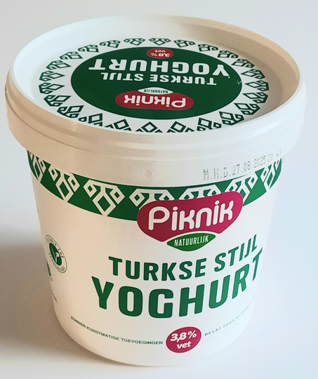Piknik Turkse Yoghurt  3,8% 1kg