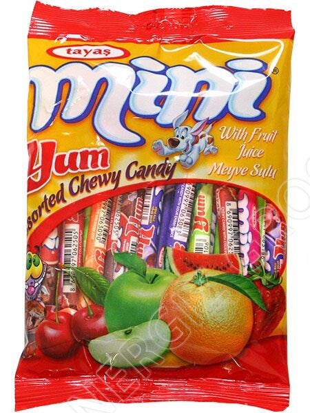 Tayas  Stick Snoep Assorti 170g