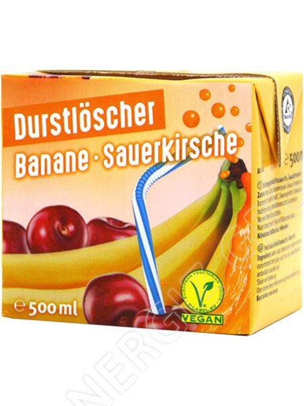Dorstlesser Banaan Zure Kers  500ml