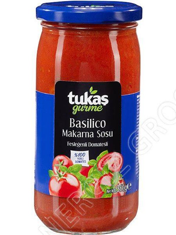 Tukas  "Basilico" Pastasaus  360g