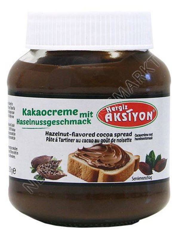 Nergiz Akstyon Hazelnoot Chocopasta 350g