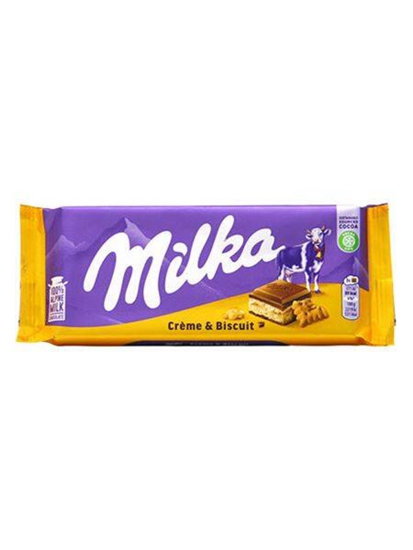Milka Cream & Biscuit 100g