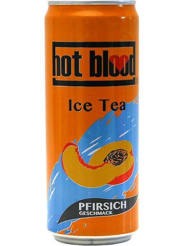 Hot Blood ijsthee perzik  330ml
