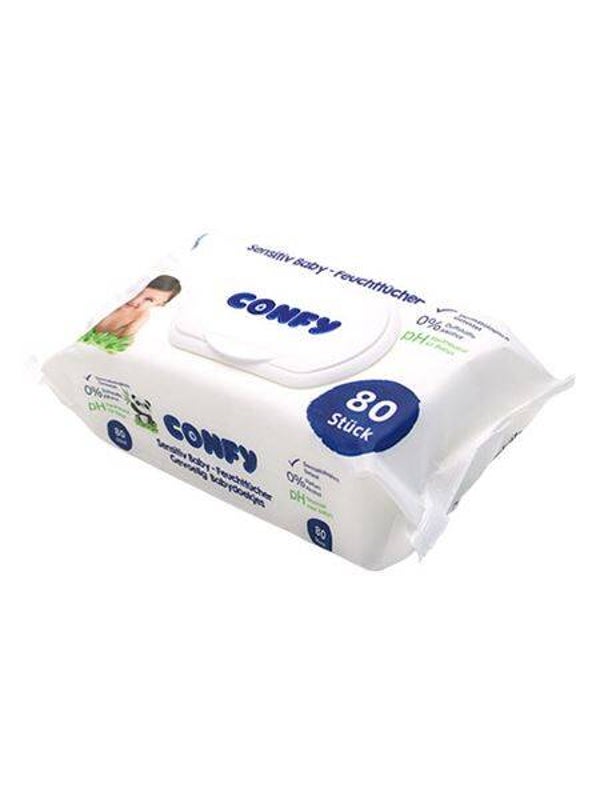 Confy Premium Natte Babydoekjes Sensitive 80 stuks