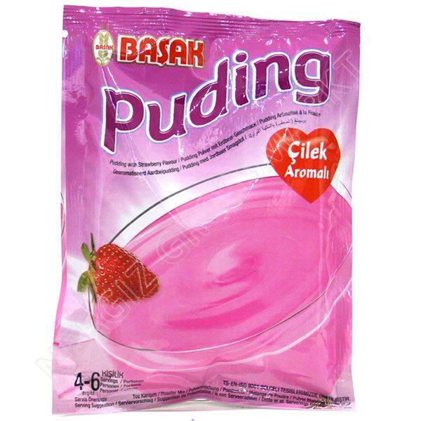 Basak Pudding Aardbei 130g