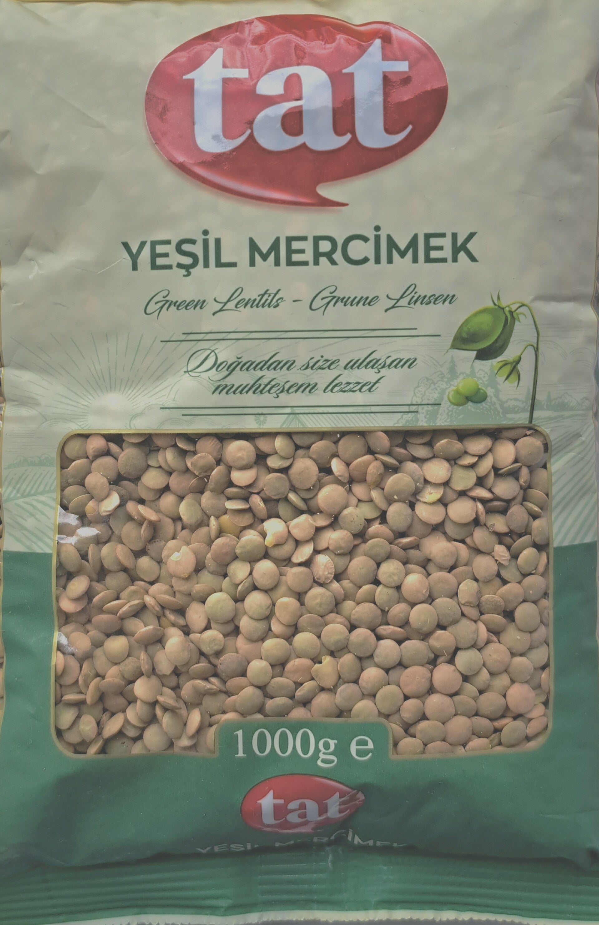 Tat Groene Linzen 1kg