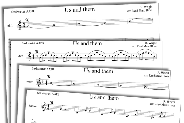 Us and them - Pink Floyd