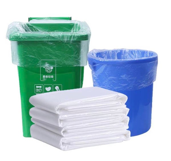 White Garbage Bin Liners – 60 × 80 cm | 38 Micron | 50 Bags