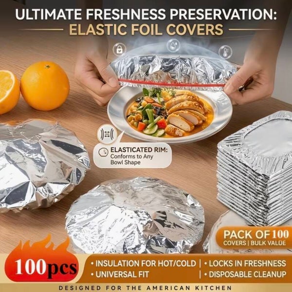 Reusable Aluminum Foil 100pcs
