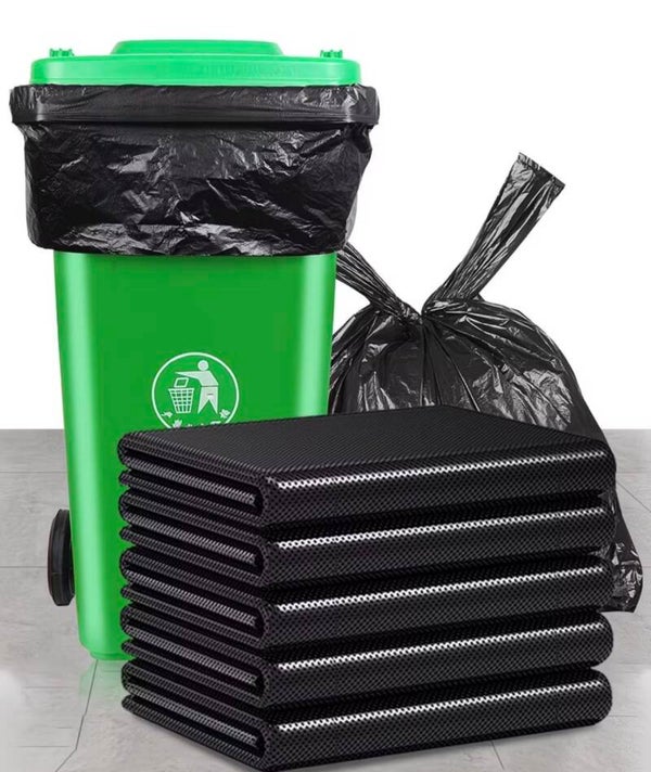 Extra Thick Commercial Garbage Bags –  30 kg Capacity