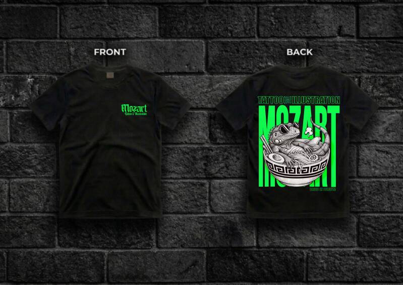 Mozart Tattoo | LIZARD | €30 (excl. verzending)