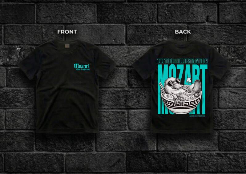 Mozart Tattoo | PLATYPUS | €30 (excl. verzending)