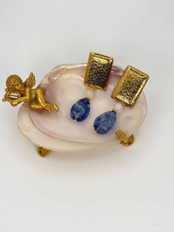 Earring ''Blue & Boujee"