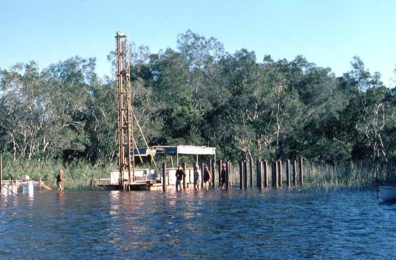 Construction begins with 168 piles sunk