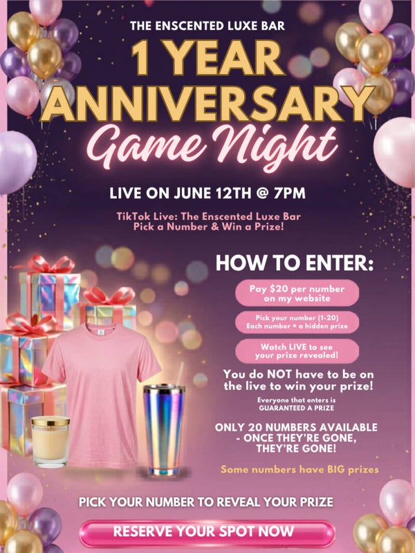 Luxe Anniversary Game Night