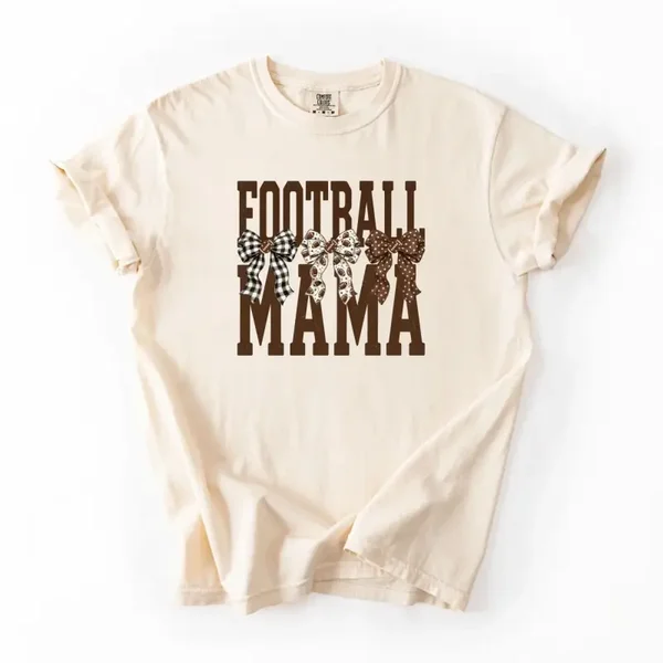 Football Mama Bow Trio