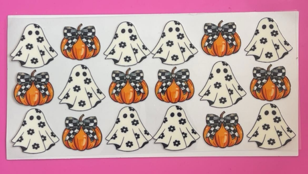 Cute Pumpkins & Ghost