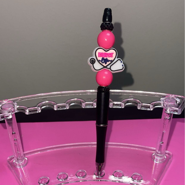 Nurse Life Beaded Pen