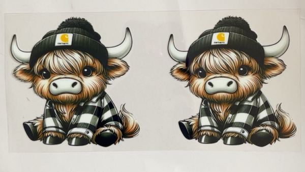 Plaid Cow