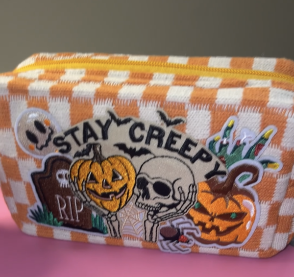 Creepy Small Cosmetic bag
