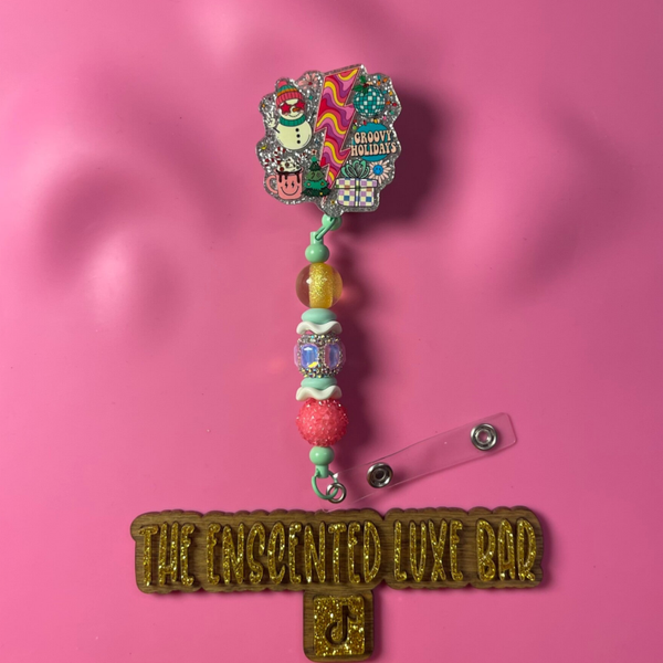 Groovy Holidays Badge Reel