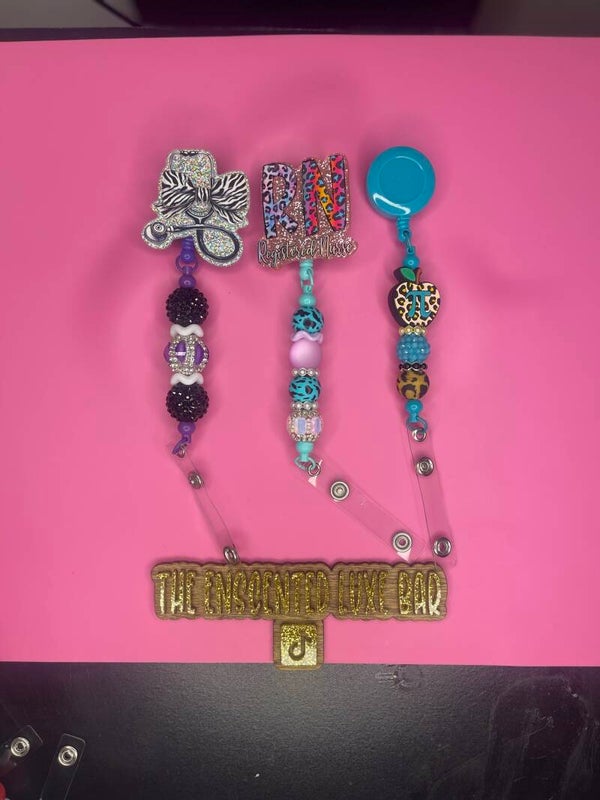 Beaded Badge Reels