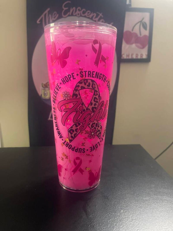 Breast Cancer Dual Lava 24oz