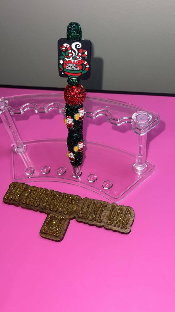Bling Beaded Christmas Pen