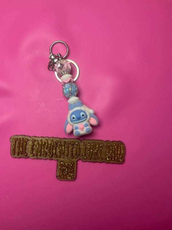 Stitch Beaded Keychain