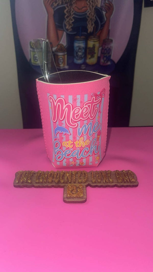 Meet me at the beach Luxe Can Cooler