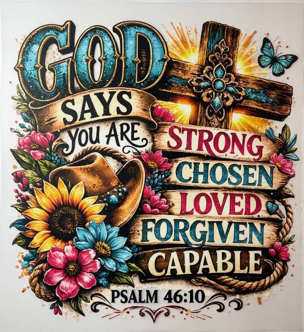 God says you are