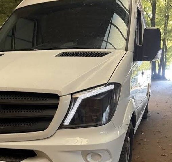 Mercedes-Benz Sprinter W906 MOPF/Wohnmobile 2013-2018 LED Scheinwerfer schwarz mit dynamischem Blinker