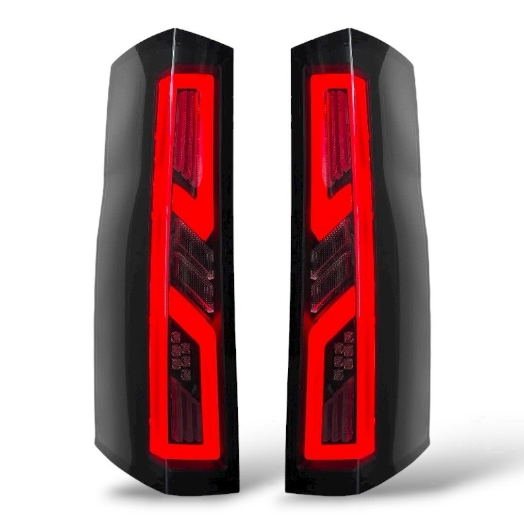 Mercedes Benz Sprinter W907 W910 2018+ Lightbar LED Rückleuchten für schwarz smoke für Led