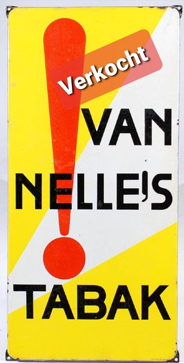 Emaille reclamebord Van Nelle's Tabak