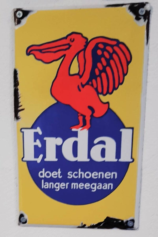 Emaille reclamebord Erdal schoensmeer