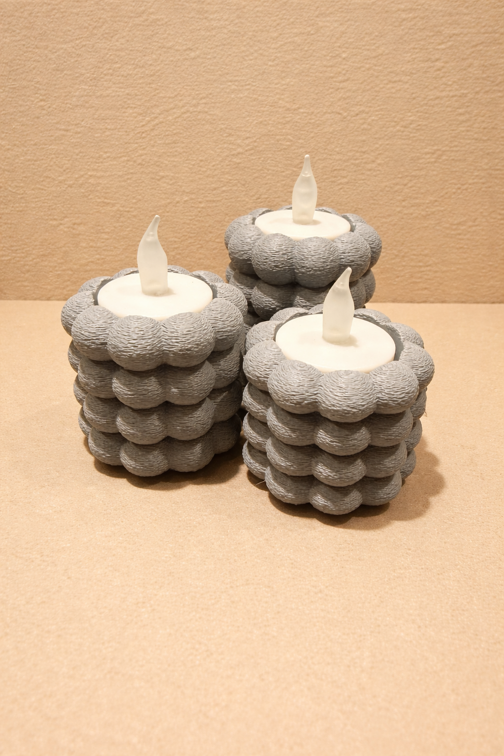 Waxinelicht houder set van 3