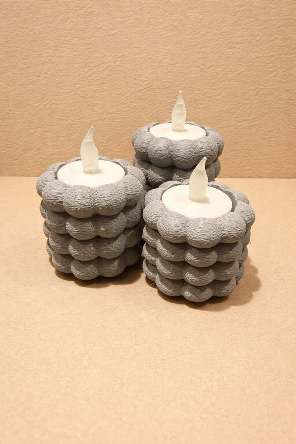 Waxinelicht houder set van 3